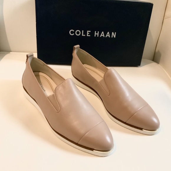 Cole Haan Grand Ambition Slip-On Nude Sneakers - Picture 7 of 10
